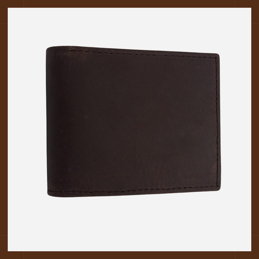 Classic Bifold Genuine Leather Wallet – Slim, Durable & Everyday Essential