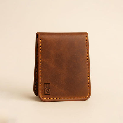 Premium Handcrafted Leather Minimalist Wallet – Slim Front Pocket Card Holder