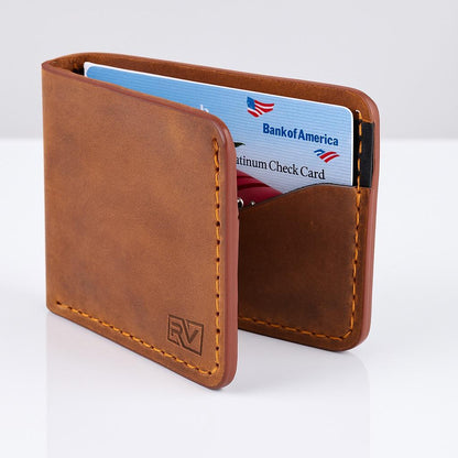 Premium Handcrafted Leather Minimalist Wallet – Slim Front Pocket Card Holder