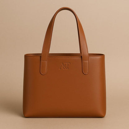 Elegant Premium Leather Tote Bag – Minimalist Handcrafted Shoulder Bag for Everyday Use