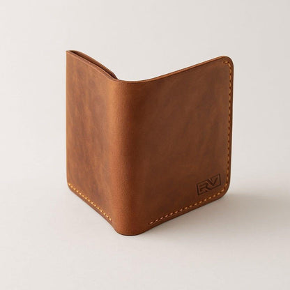 Premium Handcrafted Leather Minimalist Wallet – Slim Front Pocket Card Holder
