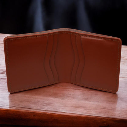 Premium Rayvik Genuine Leather Bifold Wallet – Classic Slim Design with Elegant Gift Box